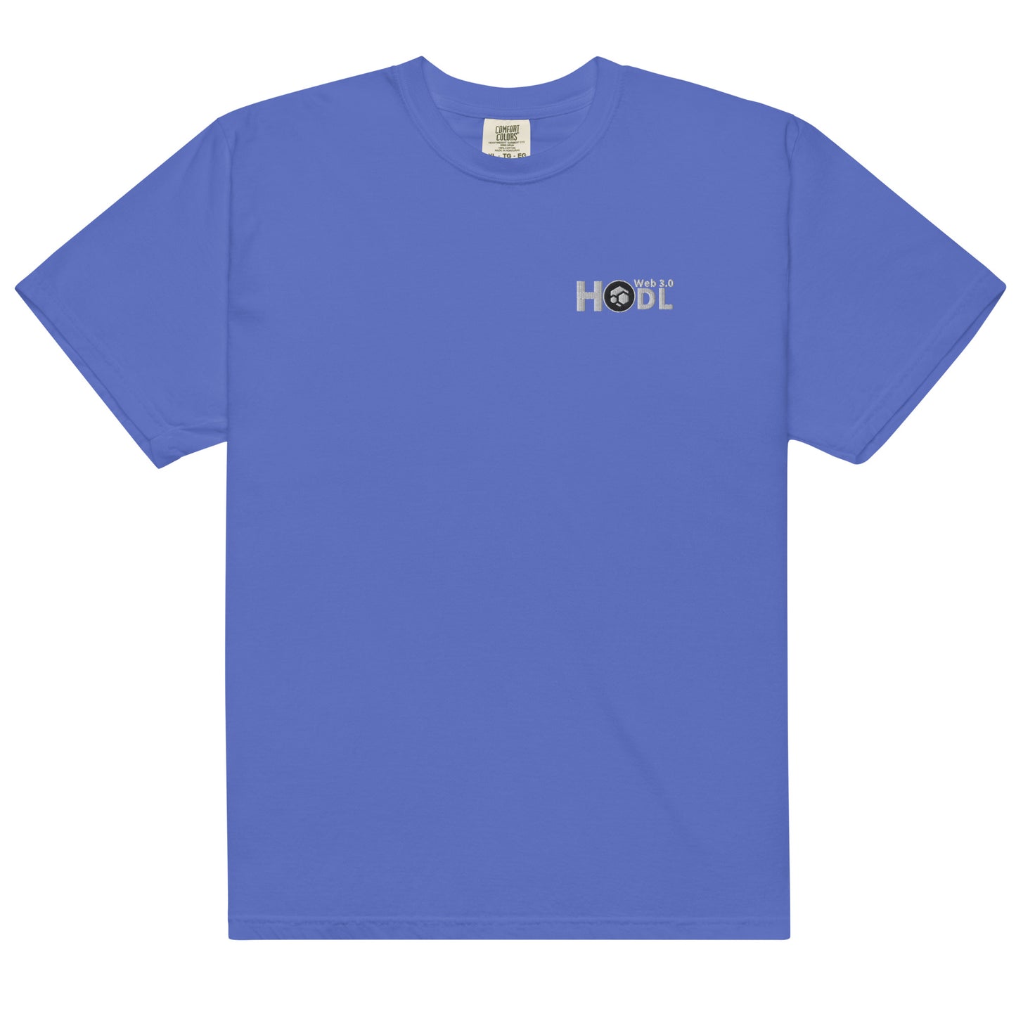FLUX "HODL" Men’s Garment-Dyed Heavyweight T-Shirt