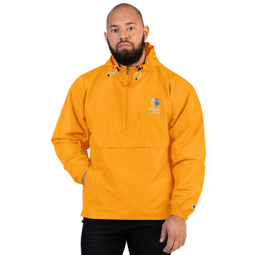 FLUX "Flux Hellas" Embroidered Champion Packable Jacket