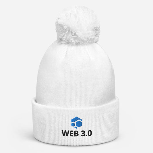 FLUX "Web 3.0" Pom Pom Beanie