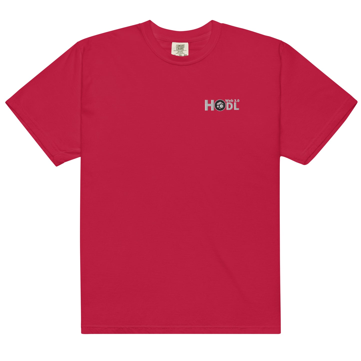 FLUX "HODL" Men’s Garment-Dyed Heavyweight T-Shirt