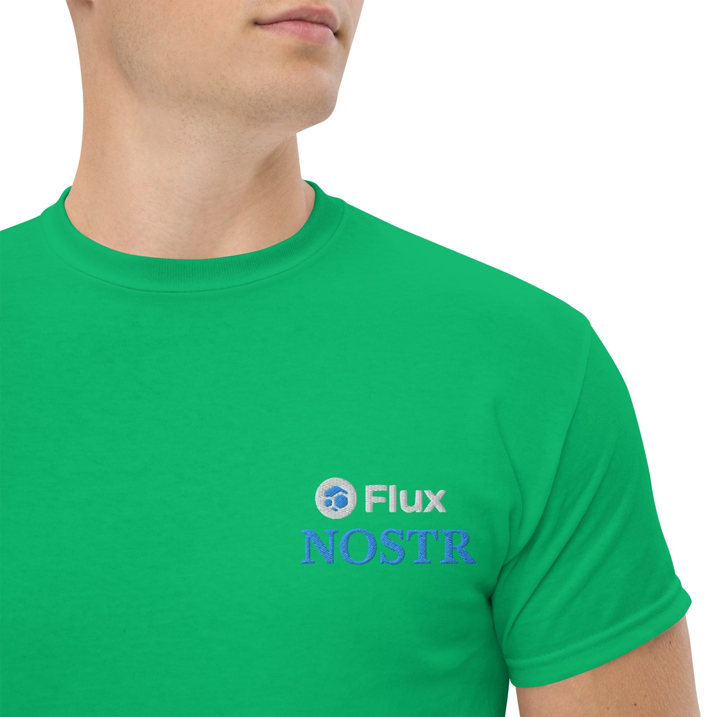 FLUX “Flux x Nostr” Men's Classic Tee