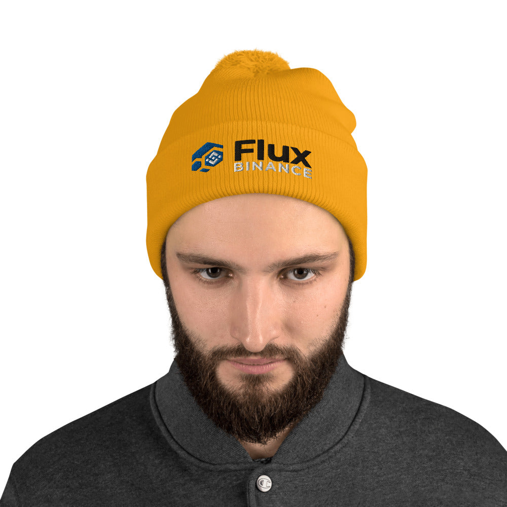 FLUX "Symbol" Pom Pom Beanie