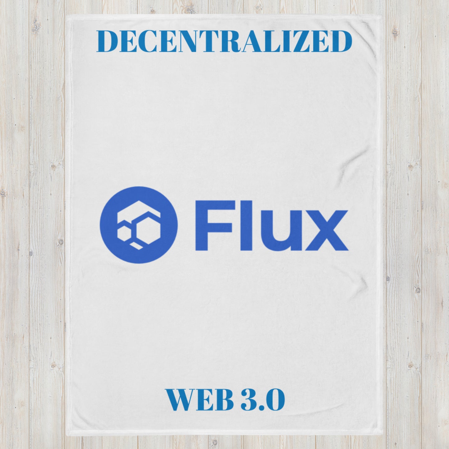 FLUX “Web 3.0” Throw Blanket