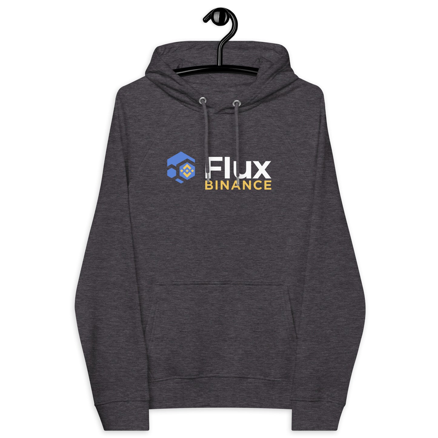 FLUX "Flux x Binance.US" Unisex Eco Raglan Hoodie