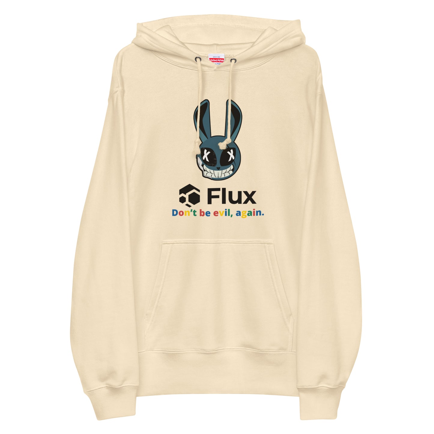 FLUX "Don't be evil, again." Unisex French Terry Pullover Hoodie