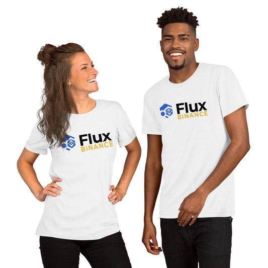 FLUX "Flux x Binance" Short-Sleeve Unisex T-Shirt
